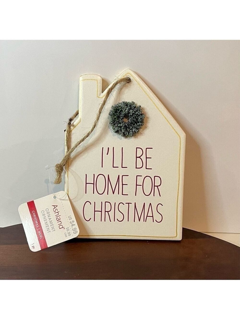 Ashland “I’ll Be Home For Christmas” House Ornament – New with Tag